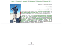 Tablet Screenshot of mithunjacob.com
